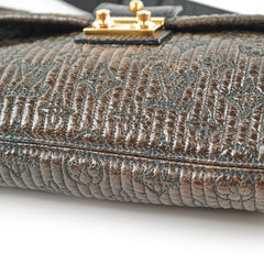 Louis Vuitton Motard Leather Shoulder Bag Black/Brown