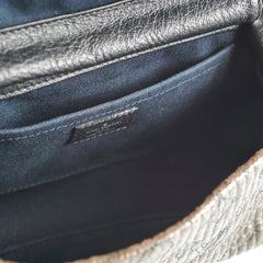 Louis Vuitton Motard Leather Shoulder Bag Black/Brown