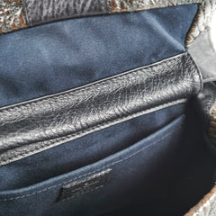 Louis Vuitton Motard Leather Shoulder Bag Black/Brown