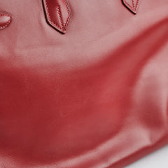 Hermes Birkin 35 Red - I Square Stamp 2005