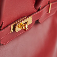 Hermes Birkin 35 Red - I Square Stamp 2005