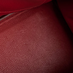 Hermes Birkin 35 Red - I Square Stamp 2005