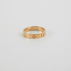Cartier Wedding Ring Band Love Ring Gold Size 50