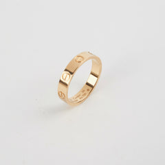 Cartier Wedding Ring Band Love Ring Gold Size 50
