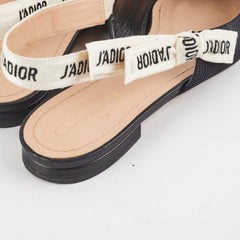 Dior J'adior Slingback Flats Size 40