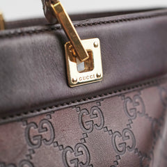 Gucci Guccissima Monogram Brown Tote Bag