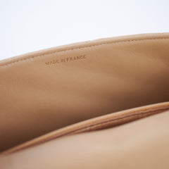 Chanel Vintage Beige Lambskin Shoulder Bag