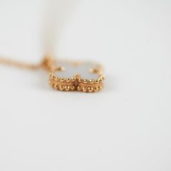 Van Cleef and Arpels Sweet Alhambra Mother of Pearl MOP Necklace