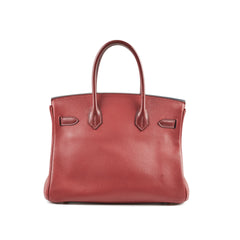 Hermes Birkin 30 Clemence/Swift Rouge