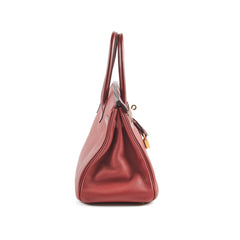 Hermes Birkin 30 Clemence/Swift Rouge