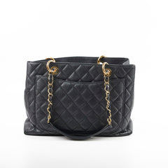 Chanel Caviar GST Grand Shopping Tote Black