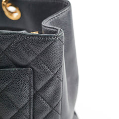 Chanel Caviar GST Grand Shopping Tote Black