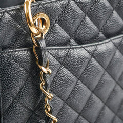 Chanel Caviar GST Grand Shopping Tote Black