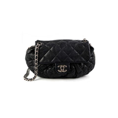 Chanel Black Matelasse Chain Shoulder Bag