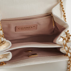 Chanel Seasonal Flap Lambskin White