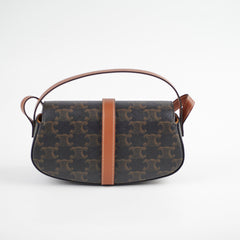 Celine Clutch On Strap Tan