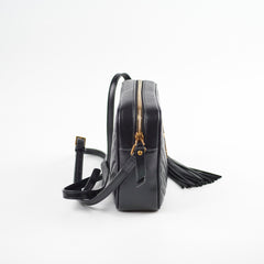 Saint Laurent Lou Camera Black Crossbody Bag