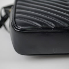 Saint Laurent Lou Camera Black Crossbody Bag