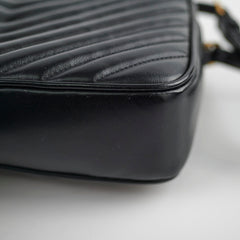 Saint Laurent Lou Camera Black Crossbody Bag