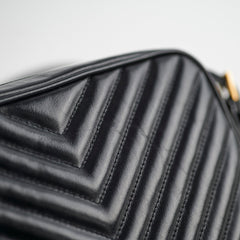 Saint Laurent Lou Camera Black Crossbody Bag