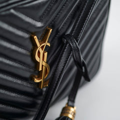 Saint Laurent Lou Camera Black Crossbody Bag