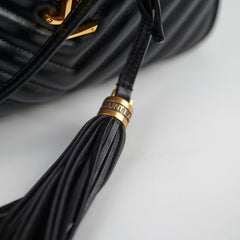 Saint Laurent Lou Camera Black Crossbody Bag