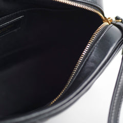 Saint Laurent Lou Camera Black Crossbody Bag