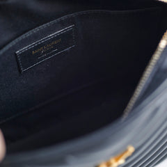 Saint Laurent Lou Camera Black Crossbody Bag