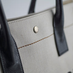 Saint Laurent Rive Gauche Tote Cream