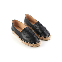 Chanel Tweed Espadrille Flats. Size 38