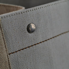 Saint Laurent Rive Gauche Tote Cream