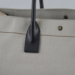 Saint Laurent Rive Gauche Tote Cream