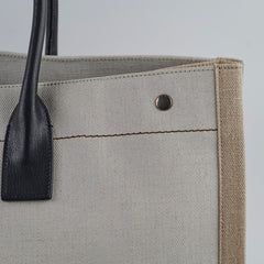 Saint Laurent Rive Gauche Tote Cream
