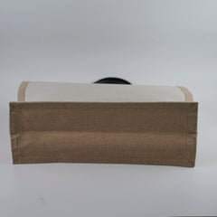 Saint Laurent Rive Gauche Tote Cream