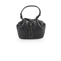 Chanel Black Bucket Bag Series23