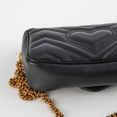 Gucci Super Mini Marmont Black