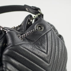Chanel Black Bucket Bag Series23