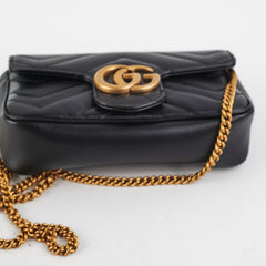 Gucci Super Mini Marmont Black