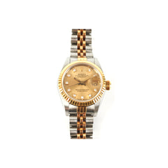 Rolex Datejust 26mm Two Toned with Diamonds Watch