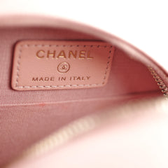 Chanel Coral Round Pink Caviar Crossbody - Series 27