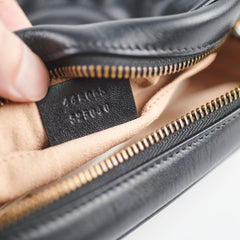 Gucci Marmont Matelassé Mini Bag in Black Leather