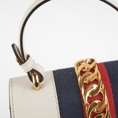 Gucci Small White Sylvie Top Handle