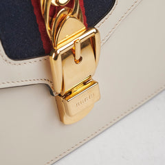 Gucci Small White Sylvie Top Handle