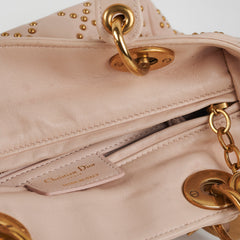 Christian Dior Medium Lady Dior Beige Studded