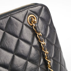 Chanel Dome Black Shoulder Bag