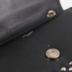 Saint Laurent Black Studded Crossbody Bag
