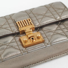 Christian Dior Silver Wallet On Chain WOC