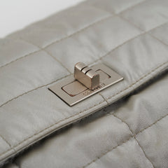 Chanel Fabric Quilted Reissue Flap Sliver Bag