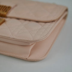 Christian Dior Dioraddict Flap Lambskin Light Pink