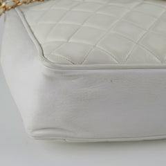 Chanel Vintage White Tote Bag